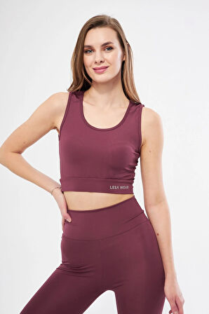 Lesa Wear Halter Yaka Spor Sütyeni Crop Top