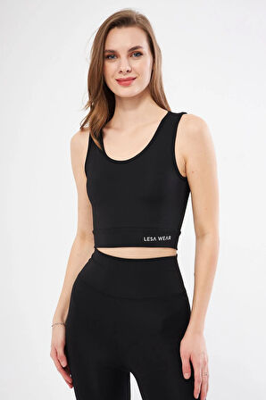 Lesa Wear Halter Yaka Spor Sütyeni Crop Top