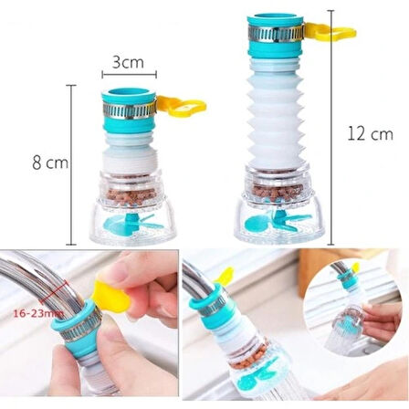 Dodes Oynar Başlıklı  Pervaneli Taşlı Musluk Başlığı