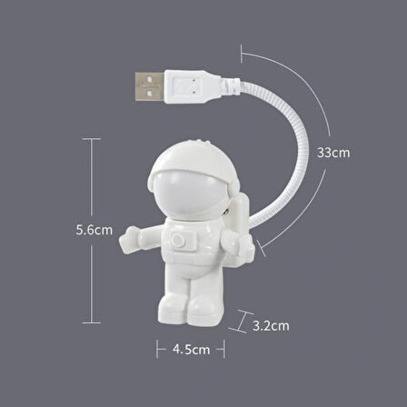Dodes Astronot USB Gece Lambası