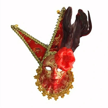 Dodes Rönesans Tüylü Parti Maskesi