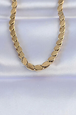 Dodes 316L Çelik Gold Renk Arpa Model Kolye TG27BKO8748
