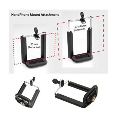 Dodes Cep Telefonu Tripod Bağlantı Aparatı