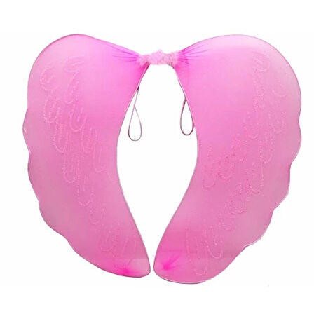 Dodes Pembe Tüylü Tül Peri Kanadı
