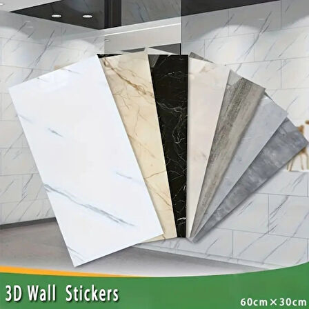 Dodes Sarı Mermer Desenli Alüminyum Plastik Duvar Stickerı