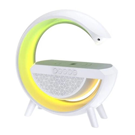 Dodes Kablosuz Şarj Standlı RGB Hoparlör