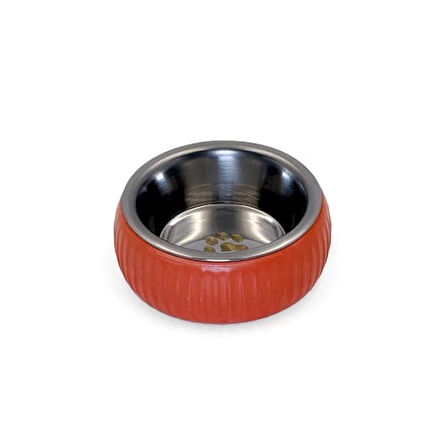 Dodes Mikopet Organik Seramik Mama Kabı Kiremit