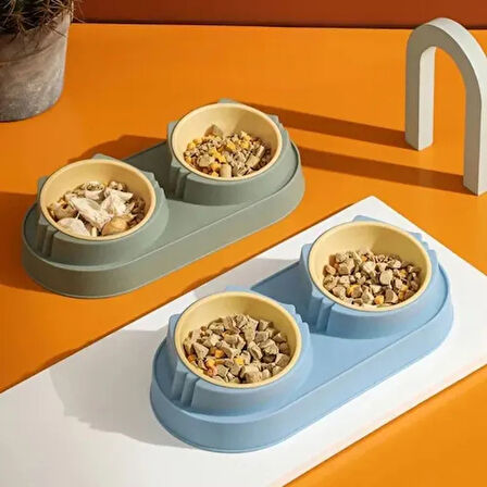 Dodes Çift Bölmeli Mama ve Su Kabı