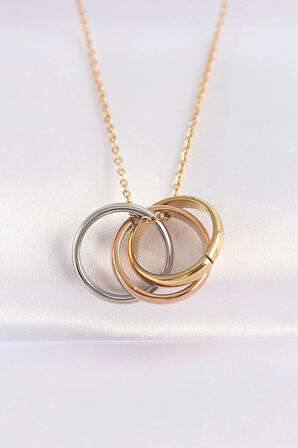 Dodes Dodes 316L Çelik Zincir Çoklu Renk Model Kolye TG27BKO8668