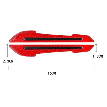 Dodes Araba Aynası Koruyucu Reflektörlü Şerit