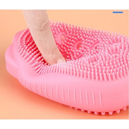 Dodes Süngerli Silikon Banyo Kesesi