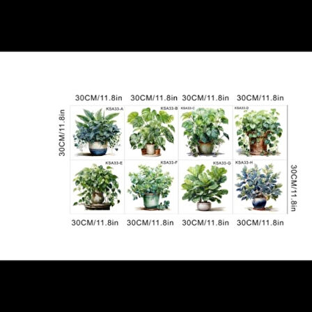 Dodes Tropikal Bitkiler Duvar Stickerı Model A