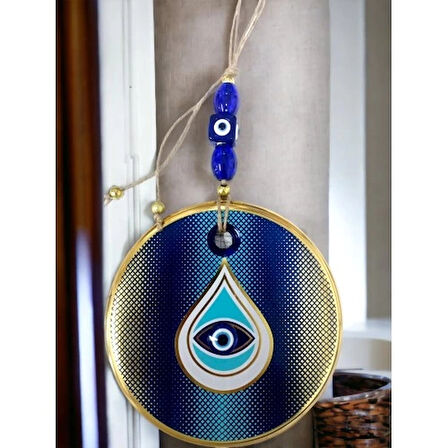 Dodes Puantiyeli Damla Desen Nazar Boncuklu Duvar Süsü Gözlü Duvar Dekoru