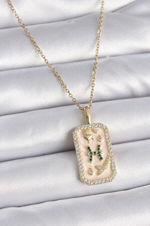 Dodes 316L Çelik Gold Renk Zincir Balık Burcu Zirkon Taşlı Kadın Kolye TG27BKO9463