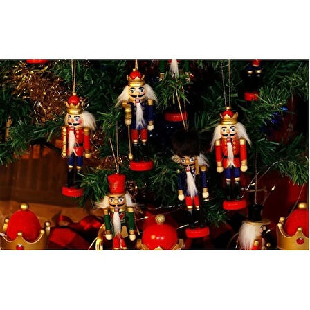 Dodes KURŞUN ASKER AHŞAP DEKORATİF EŞYA (6lı SET 13CM)