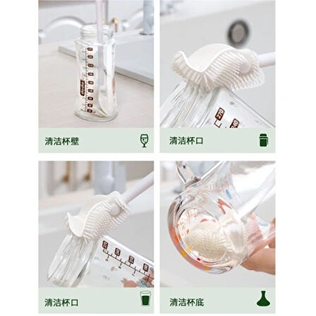 Dodes Kavanoz ve Biberon Yıkama Fırçası Silikon