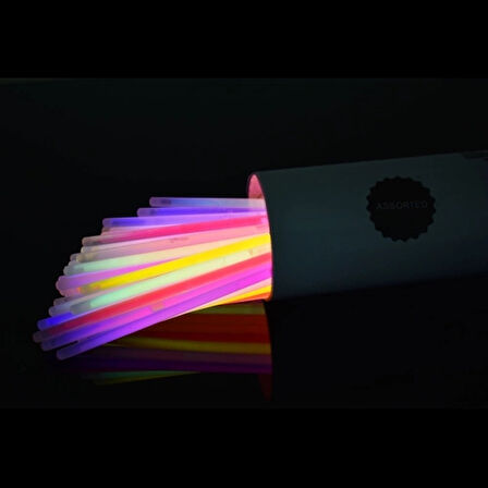 Dodes Karanlıkta Parlayan Fosforlu Renkli Taç 6 Adet