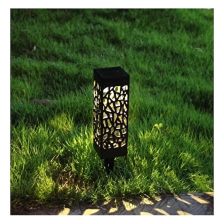 Dodes Dekoratif Solar Güneş Enerjili Bahçe Aydınlatması Yürüyüş Yolu Seti (6 Adet)