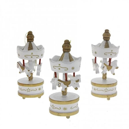 Dodes Dekoratif 6'lı Beyaz Mini Atlı Karınca