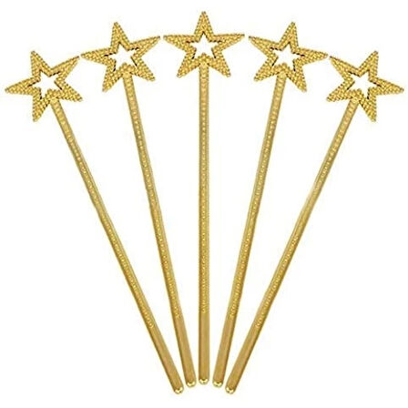 Dodes Altın Renk Yıldız Peri Asası