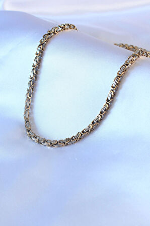 Dodes Dodes 316L Çelik Mix Renk Kral Zincir Model Erkek Kolye TG27ERK1321