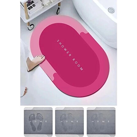 Dodes Süper Su Emici Kaymaz Tabanlı Paspas