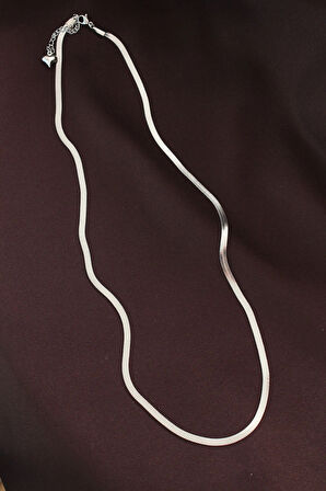 Dodes Dodes 316L Çelik Gümüş Renk 60 cm İtalyan Zincir Kolye TG27BKO6229