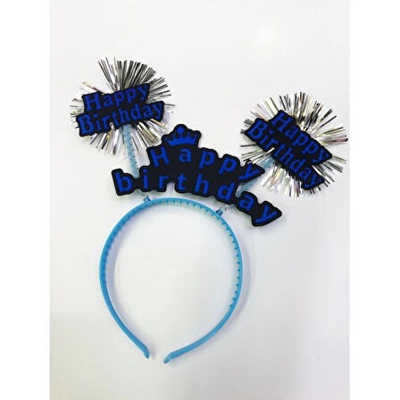 Dodes Happy Birthday Neon Renk Doğum Günü Tacı 12 Adet