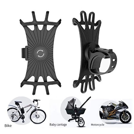 Dodes Silikon Esnek Bisiklet Telefon Tutucu