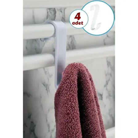 Dodes Kanca Askı Aparatı Seti 4'lü