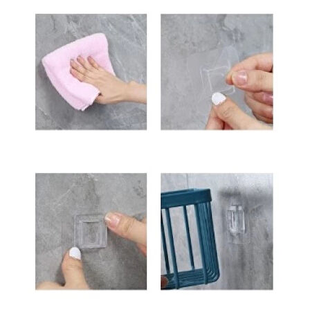 Dodes Yapışkanlı Çok Fonksiyonlu Banyo Organizeri