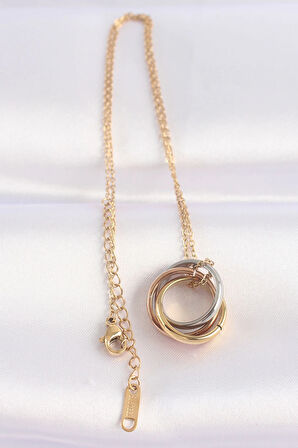 Dodes 316L Çelik Zincir Çoklu Renk Model Kolye TG27BKO8668