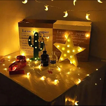 Dodes 3m 20 LED Ay Figürlü Gün Işığı Lamba