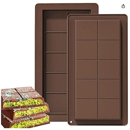 Dodes Silikon Dubai Çikolata Kalıbı