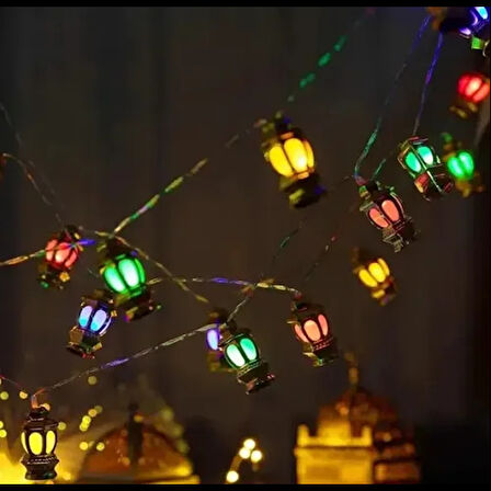 Dodes 20'li Kandil Feneri LED Işık (RGB, Pilli)