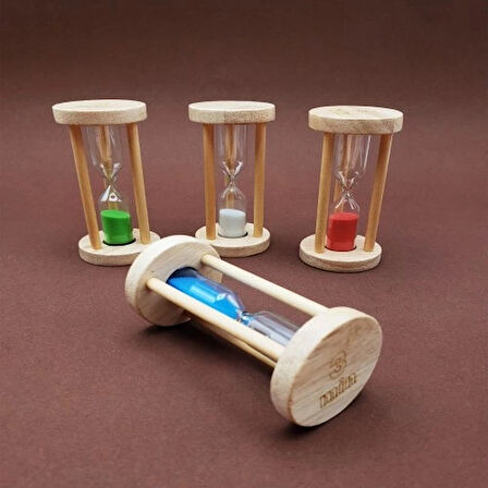 Dodes 3 Dakikalık Ahşap Kum Saati