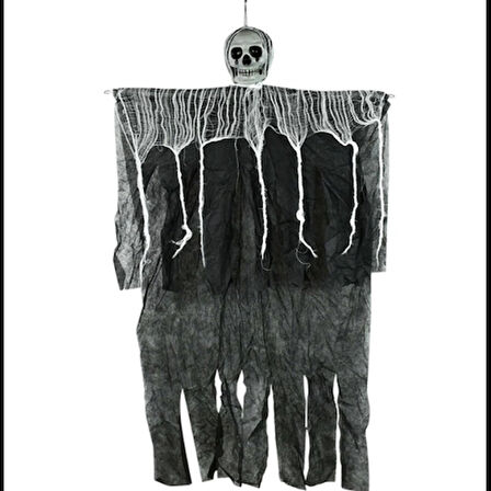 Dodes Ürpertici Kuru Kafa Hayalet Saçaklı Dekor