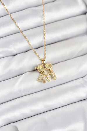 Dodes Dodes 316L Çelik Zincir Gold Renk Erkek Kız Model Kadın Kolye TG27BKO10617