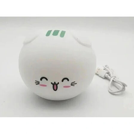 Dodes Sevimli Kedi Temalı Dokunmatik Gece Lambası