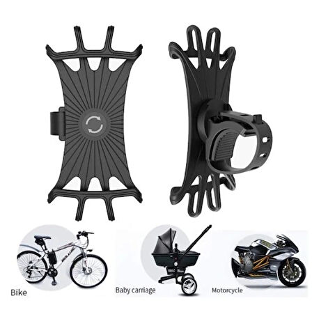 Dodes Silikon Esnek Bisiklet Telefon Tutucu