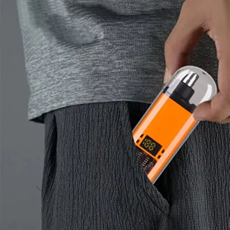 Dodes Cep Çakmak Model USB Şarjlı Burun Kulak Yanak Kıl Tüy Temizleme Makinesi