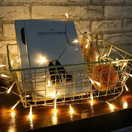 Dodes 5m 30 LED Pilli 2 Kademeli Peri LED