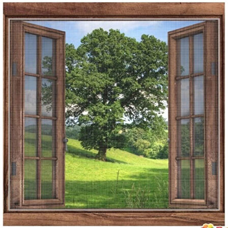 Dodes Yapışkanlı Çift Kanat Sineklik