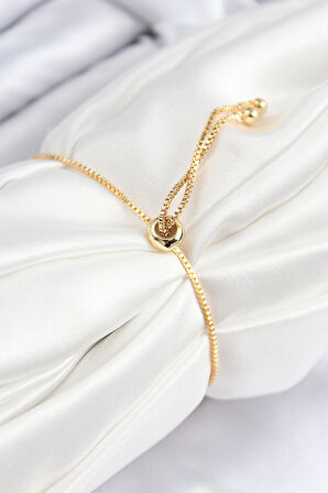 Dodes Pirinç Zirkon Taşlı Sonsuzluk Model Gold Renk Asansörlü Kadın Bileklik TG27BB7721