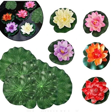Dodes Dekoratif Yapay Lotus Çiçeği