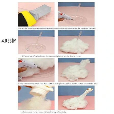 Dodes Uçan Astronot Tasarımlı Gece Lambası