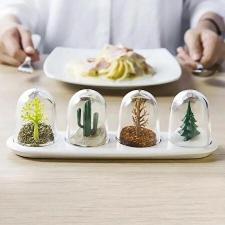 Dodes Dört Mevsim Baharatlık - Four Seasons Spice Shakers