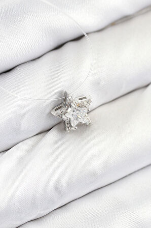 Dodes Dodes Misineli Yıldız Model Gümüş Renk Hayalet Kolye TG27BKO10504