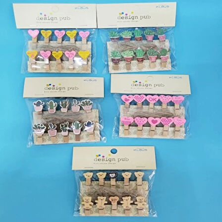 Dodes Figürlü İpli Notluk Mandal