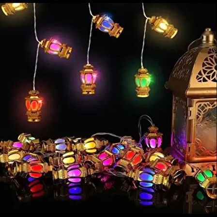 Dodes 20'li Kandil Feneri LED Işık (RGB, Pilli)